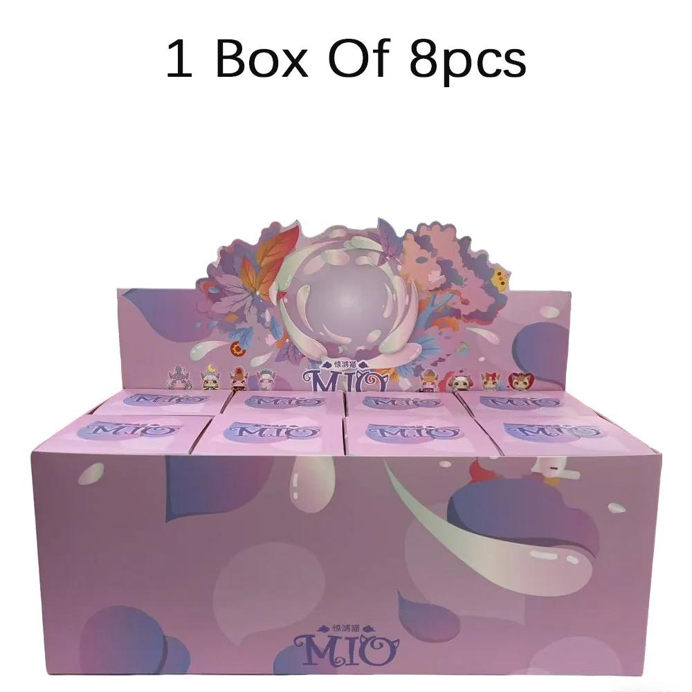 Original MIO Cat Series 3 Blind Box Mystery Cute Animal Anime Figure Surprise Caja Misteriosa Tide Play Toy Model Kids Gift