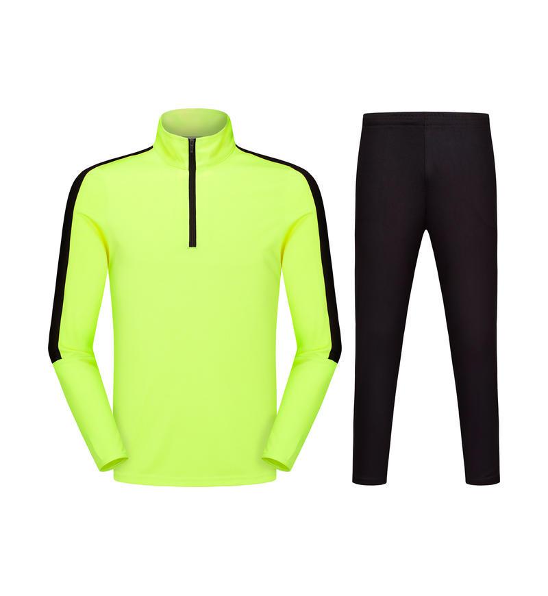 Autumn Warm Half-Zip Tracksuit for Adults & Kids - Football, Fitness, Running, Training Sportswear