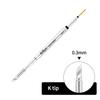 Precyzyjny Grot Lutowniczy Aixun C210-K030 Noż, Typ K 0,3Mm, 80,12Mm Długości