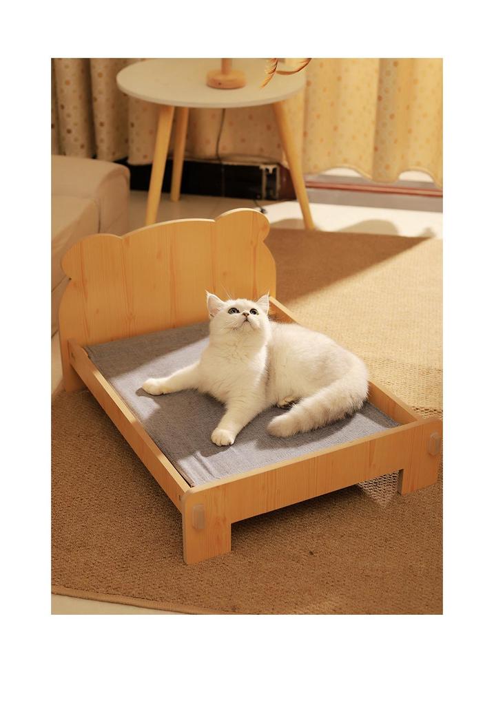 Solid Wood Washable Cat & Dog Bed - Four Seasons Princess Pet Nest