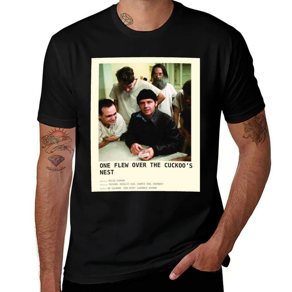 One Flew Over The Cuckoos Nest Tshirt Breathable Basic Cotton Tshirt