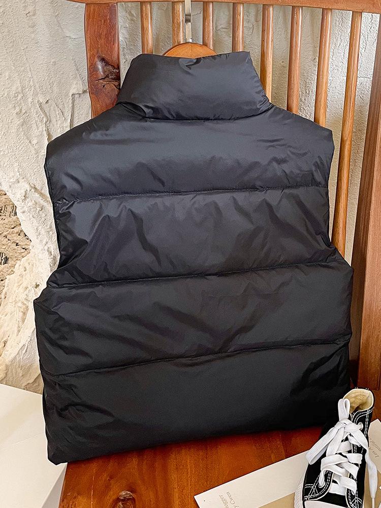 Kids' Winter 2025 Korean-Style Thick Down Vest for Girls