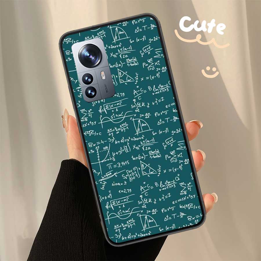 Physics Chemical Mathematics Phone Case For Xiaomi Poco X7 X6 X5 X4 X3 GT NFC M4 M5 Pro 5G M3 Mi F6 F5 F4 F3 F2 F1 Capa Coque TP