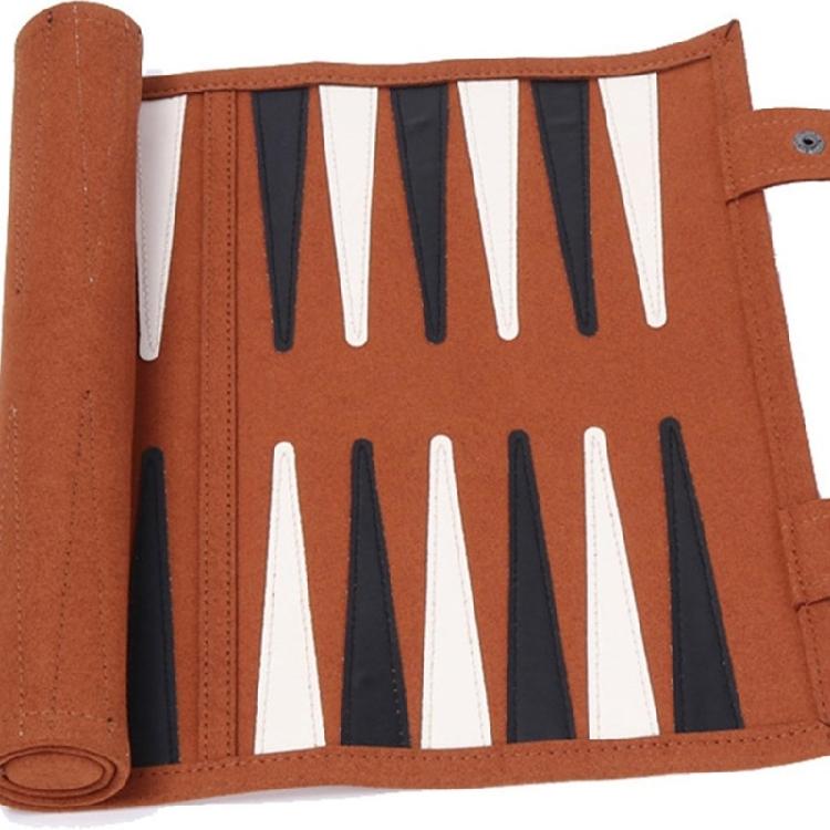 Backgammon Board Game Portable Folding Chess Board Outdoor Backgammon Set Strategy Board Game for Table Game Enduring