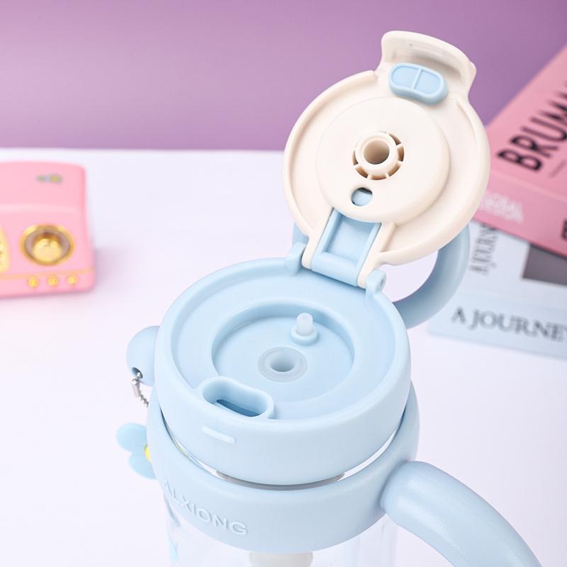 2-Way Drinking Ring Handle Ice Tumbler Leakproof Insulated Cup For Home Outdoor Travel