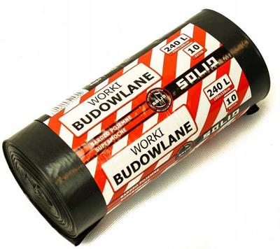 Solid Worki Budowlane Odpady 240L Supermocne 10Szt  5080