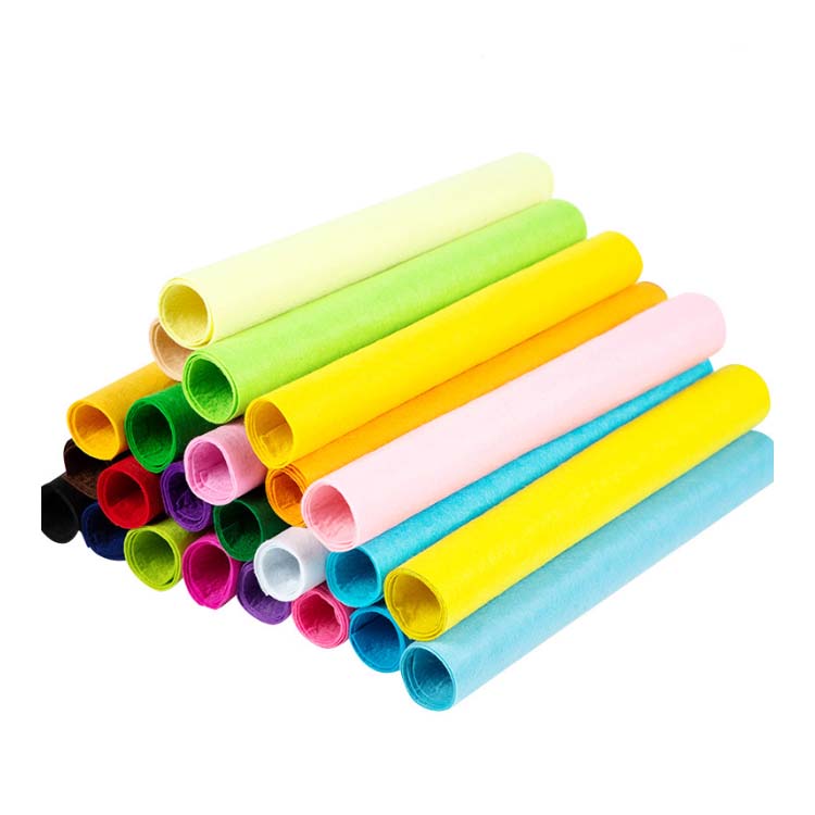 Hot Sale Chinese 1mm/2mm/3mm Polyester Felt Factory 100% Excellent Pet Nonwoven Needle Punched Felt Non Woven
