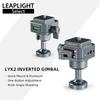 LEAPLIGHT Camera Inverted Gimbal Tripod Adapter Base W 1/4 & Arca 360 Rotating Aluminum Ballhead Quick Mount DSLR Accessories