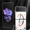 Floral Pattern Leaf Letter Art Phone Case For Samsung Galaxy Z Flip 4 Z Flip3 5g Shell For Galaxy Z Flip Hard Cover Couqe