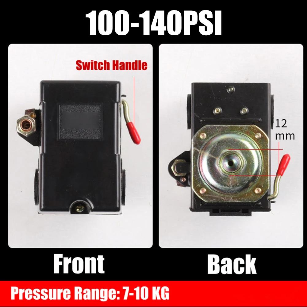 70110PSI Air Compressor Pressure Switch with Metal and Plastic Material Suitable for Pump Control Valve Replacement