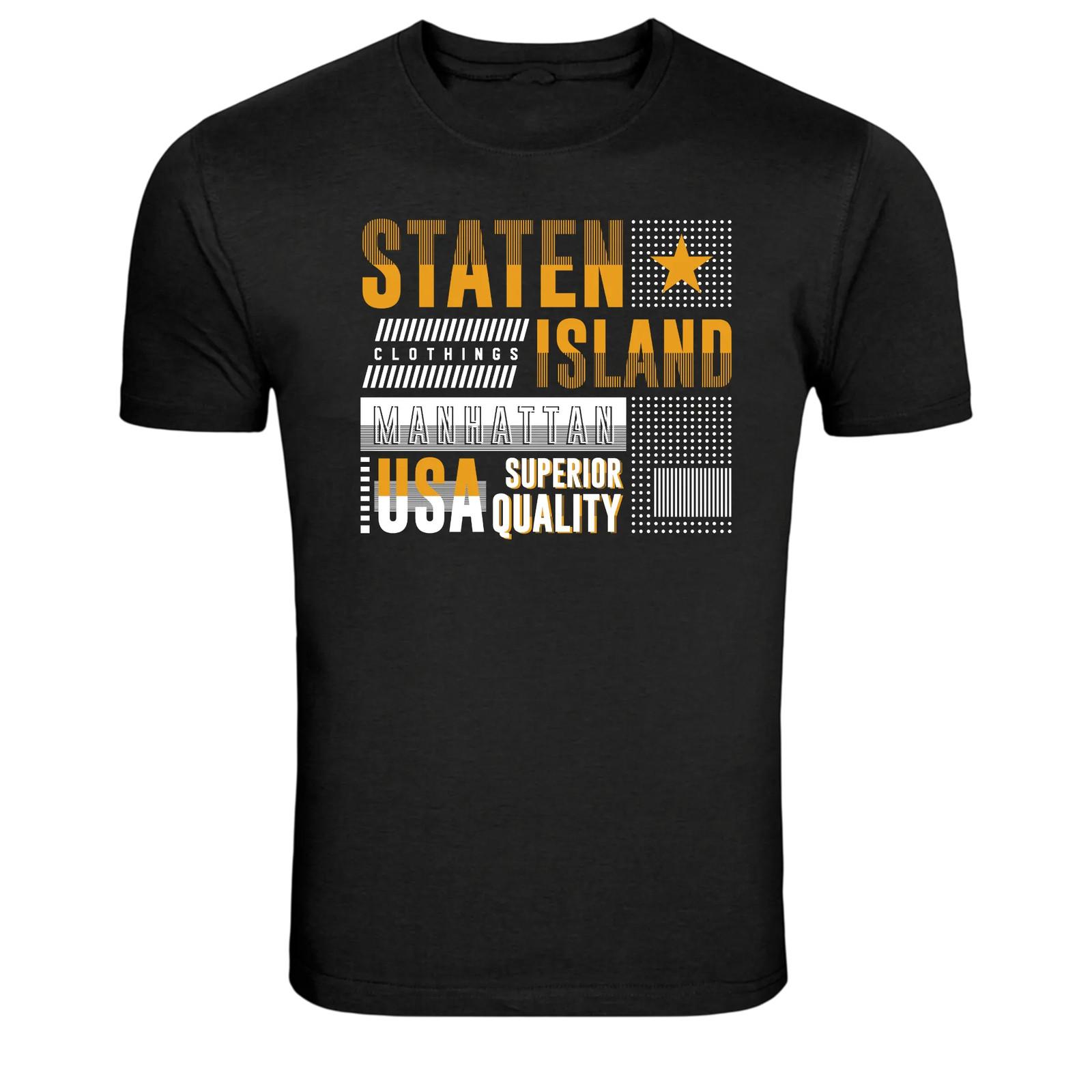 Staten Island USA Superior Quality Urban Graphic T-Shirt XXXXL