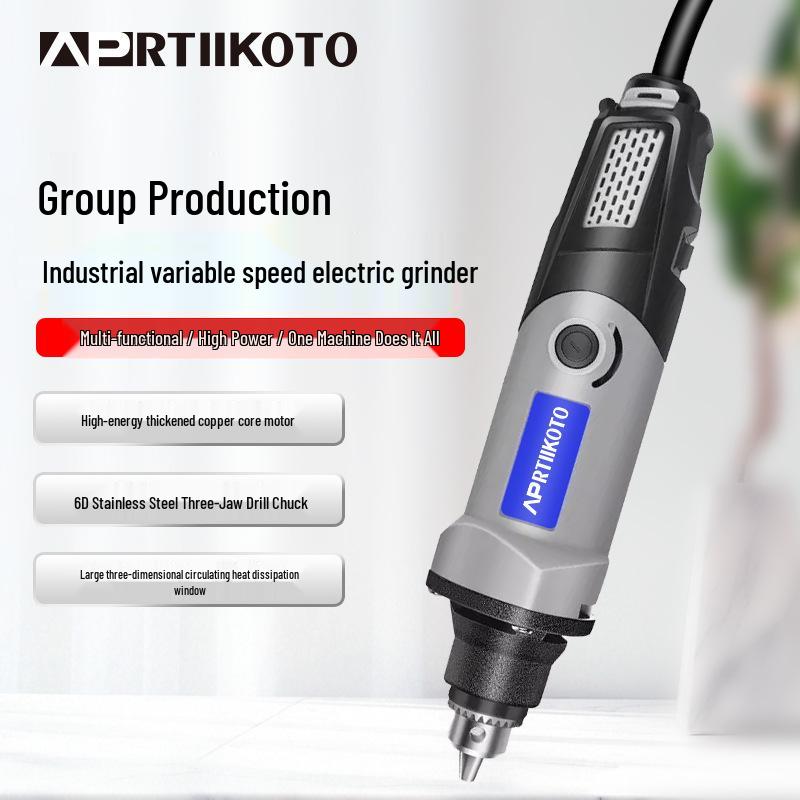 Compact Electric Variable-Speed Grinder & Engraver for Mold, Jade, and Polishing Tasks