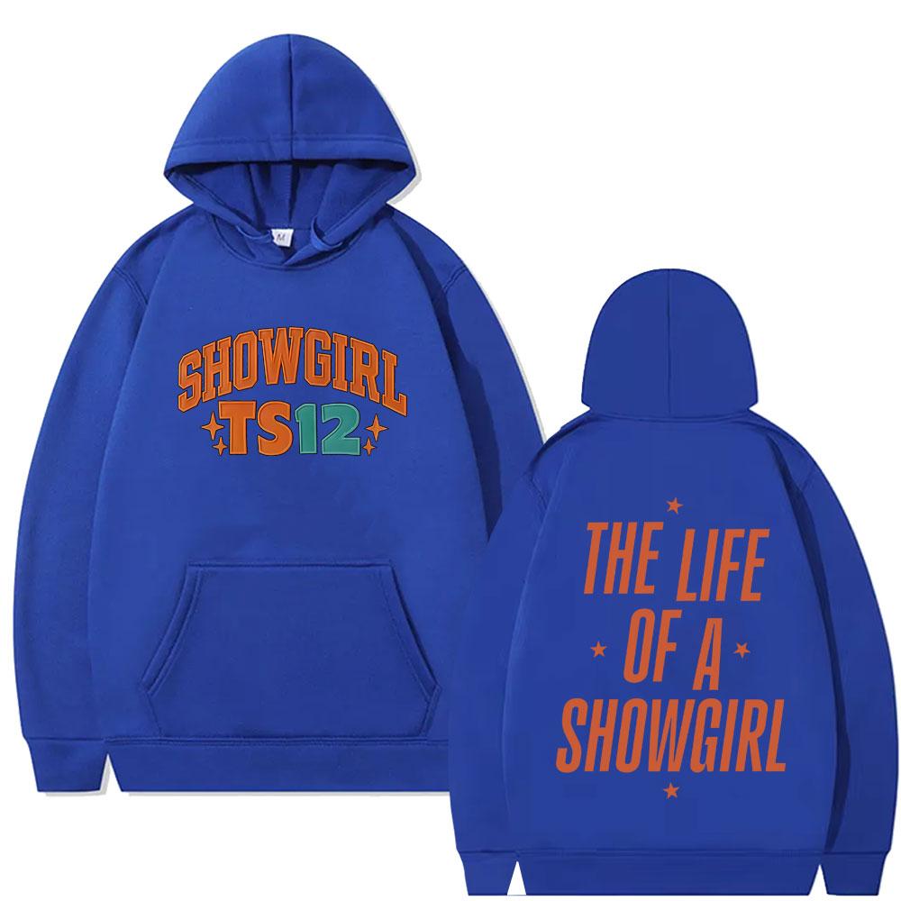 Limited The Life of A Showgirl Album Hoodie Men's Women's Fashion Pop Music Streetwear Unisex Vintage Casual Hoodies
