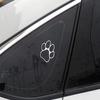Car Foot Prints Sticker 2PCS - 3D Metal Paw Animal Badge Emblem, Bear Footprint Decals, Car Paw Stickers
