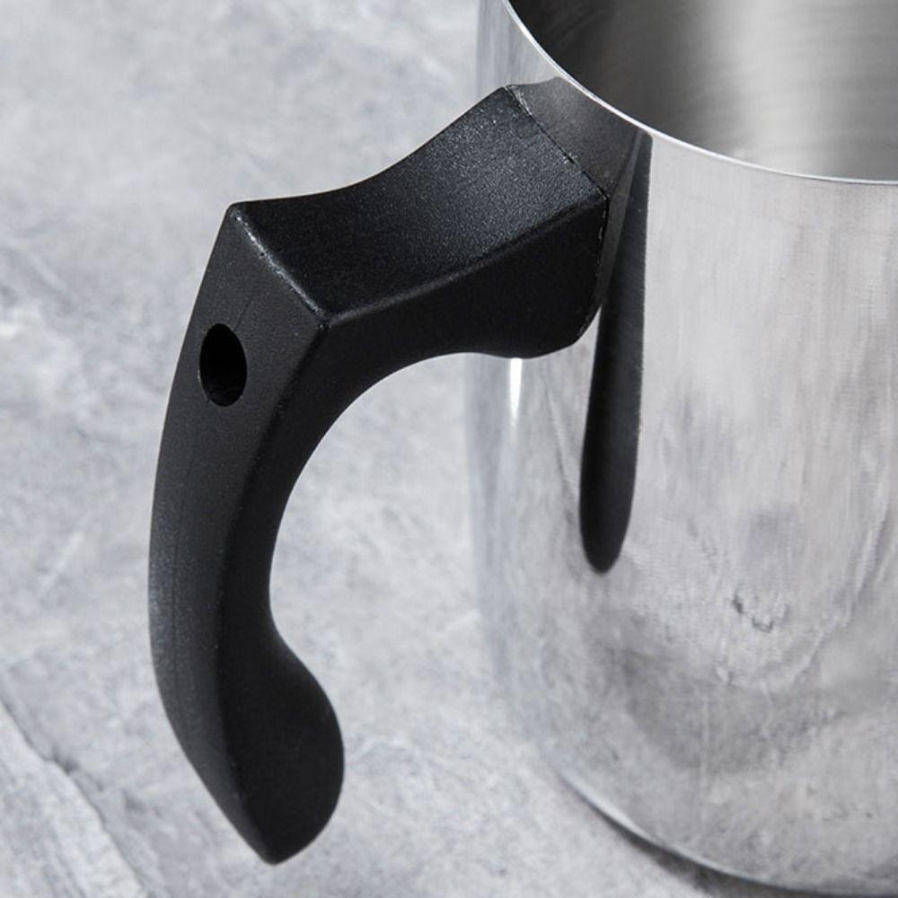 Anti-scalding Handle Milk Frother Jug Stainless Steel Candle Pouring Pot Latte Coffee Cup Home