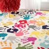 Children's Rug - UNAMOURDETAPIS - 100x100 Cm - Gray - Synthetic - Plain Patterns