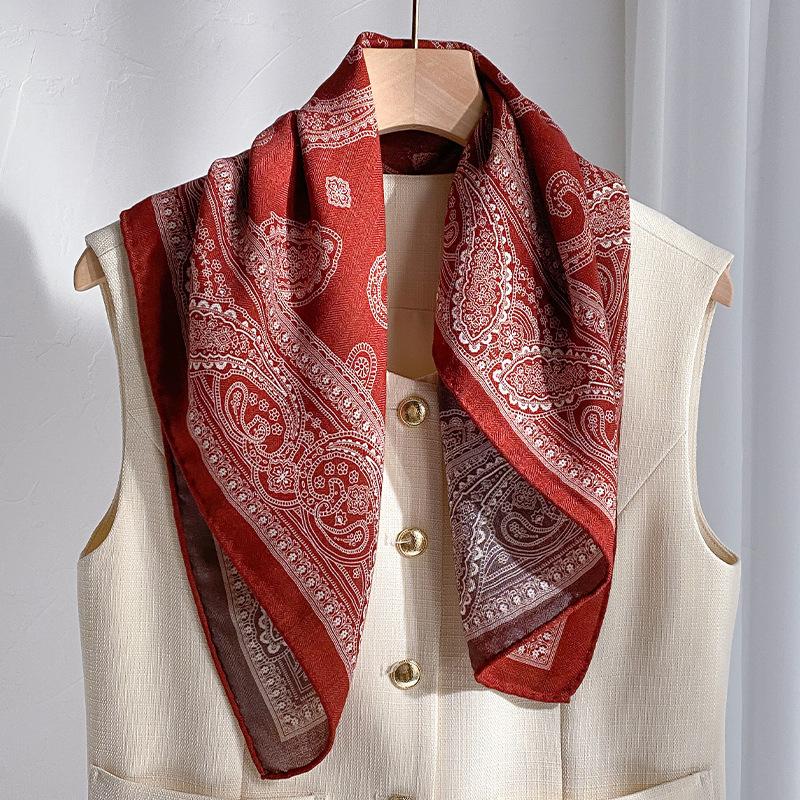 70% vlna 30% pravé hedvábí Šátek pro ženy Šály Zavinovačky Foulard vysoce kvalitní Šátky Pashmina Dámský Hijáb Bandana bufanda Pončo