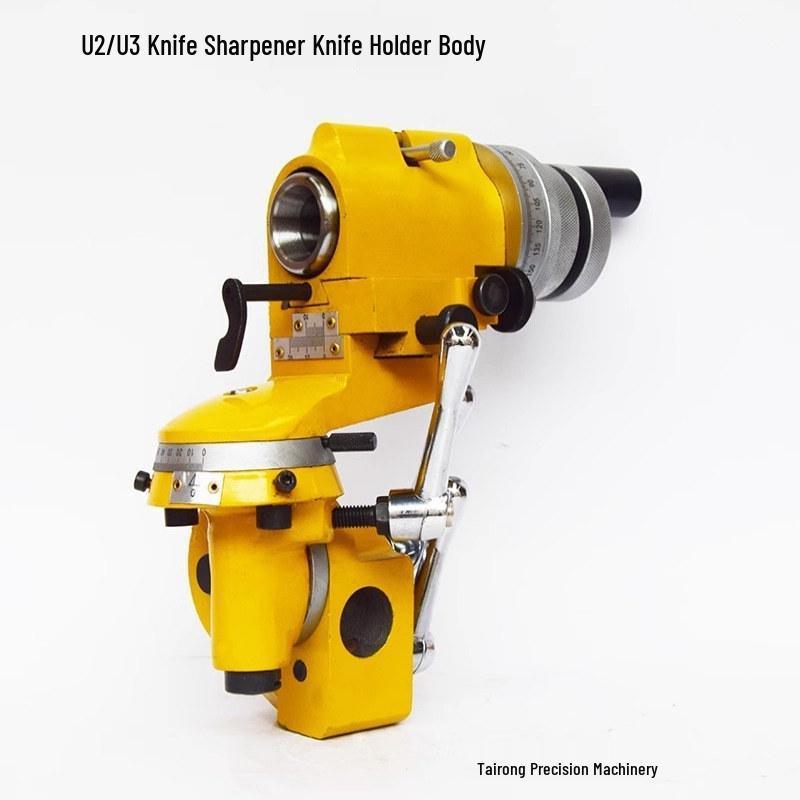 Multifunctional Knife Sharpener & Holder with Engraving Knife, Milling Cutter, Drill Bit, Lathe Tool, and Adjustable Head Accessories