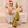 Xmas Plushie Tree Cute Stuffed Christmas Elk Reindeer Plush Deer Toy Pine Ring Bell Ginger Bread Chocolate House Bell