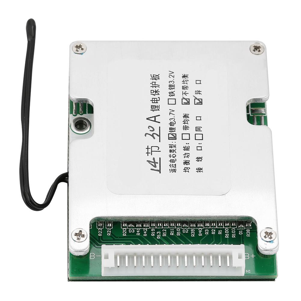 14S 30A Lithium Battery Protection Board 3.7V Li Ion Cell BMS PCB Board