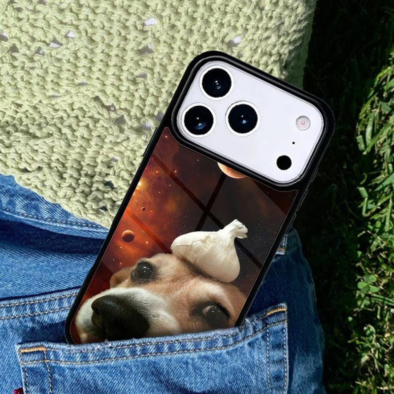 Skater Dog In Space Phone Case For iPhone 17 AIR 16 Pro Max 15 14 Pro 11 12 13 Shockproof Silicone Cover
