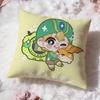 Cute D-Digimon Adventure Cushion Cover Premium Comfort Reversible Pillow Cove -Two in One Design for Any Room & Car Interior