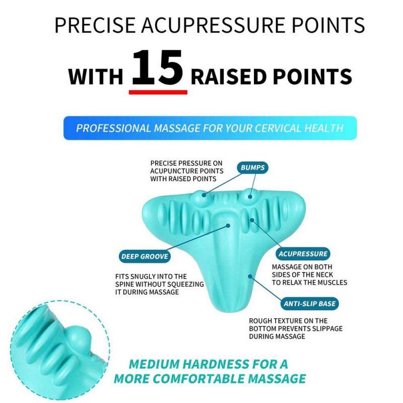 Nackenmassagegerät, Nacken-Schulter-Massage, zervikales Traktionsgerät, Halswirbelsäule, Schmerzlinderung, Nackenmassagekissen