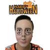 Ghost Halloween Face Four Eyed Latex Mask Cosplay Party Stage Performance Gift