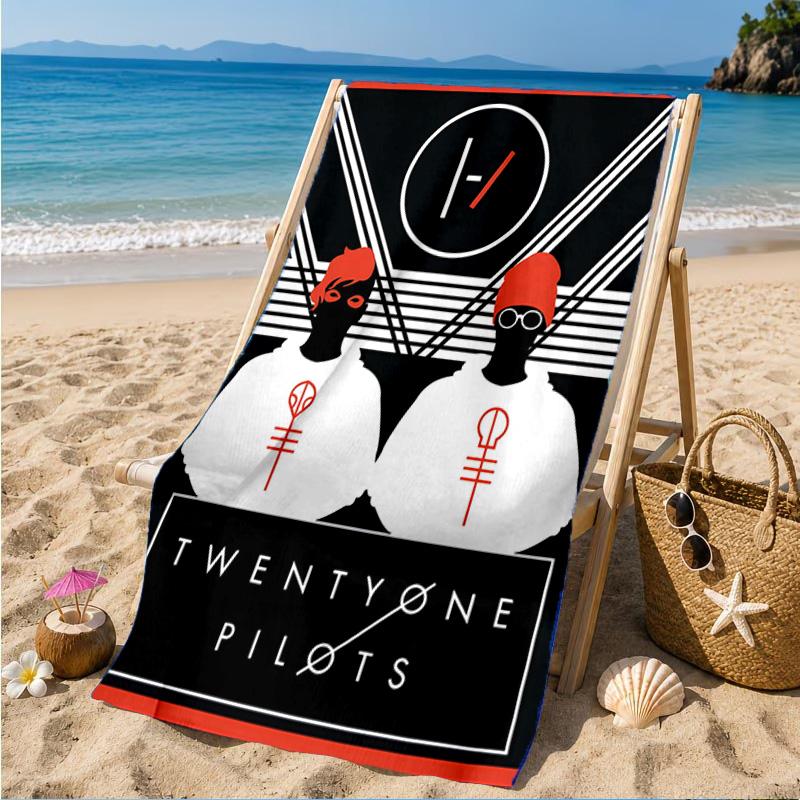 Twenty One Pilots Music Evolution Beach Towel, Microfiber Beach Towel, Perfect For Pool, Beach, Travel, Home Decor Beach Party Fan gifts