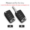 Styling Mouldings Suede Leather Car Key Case For VW Volkswagen Golf 7 MK7 Tiguan MK2 for Seat Ateca Leon FR 2 Ibiza Skoda Octavi