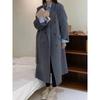 New Double-sided Wool Coat Mid-length Hamburger Loose Casual Woolen Coat