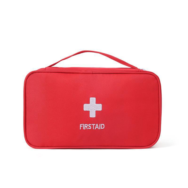 

Portable First-Aid and Medicine Storage Bag for Students and Home Use красный