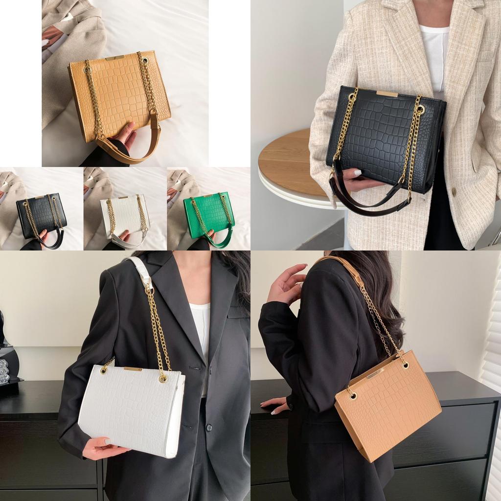 Stylish Women's Tote Bag Chic Chain Crossbody Fashionable And Sleek Handbag