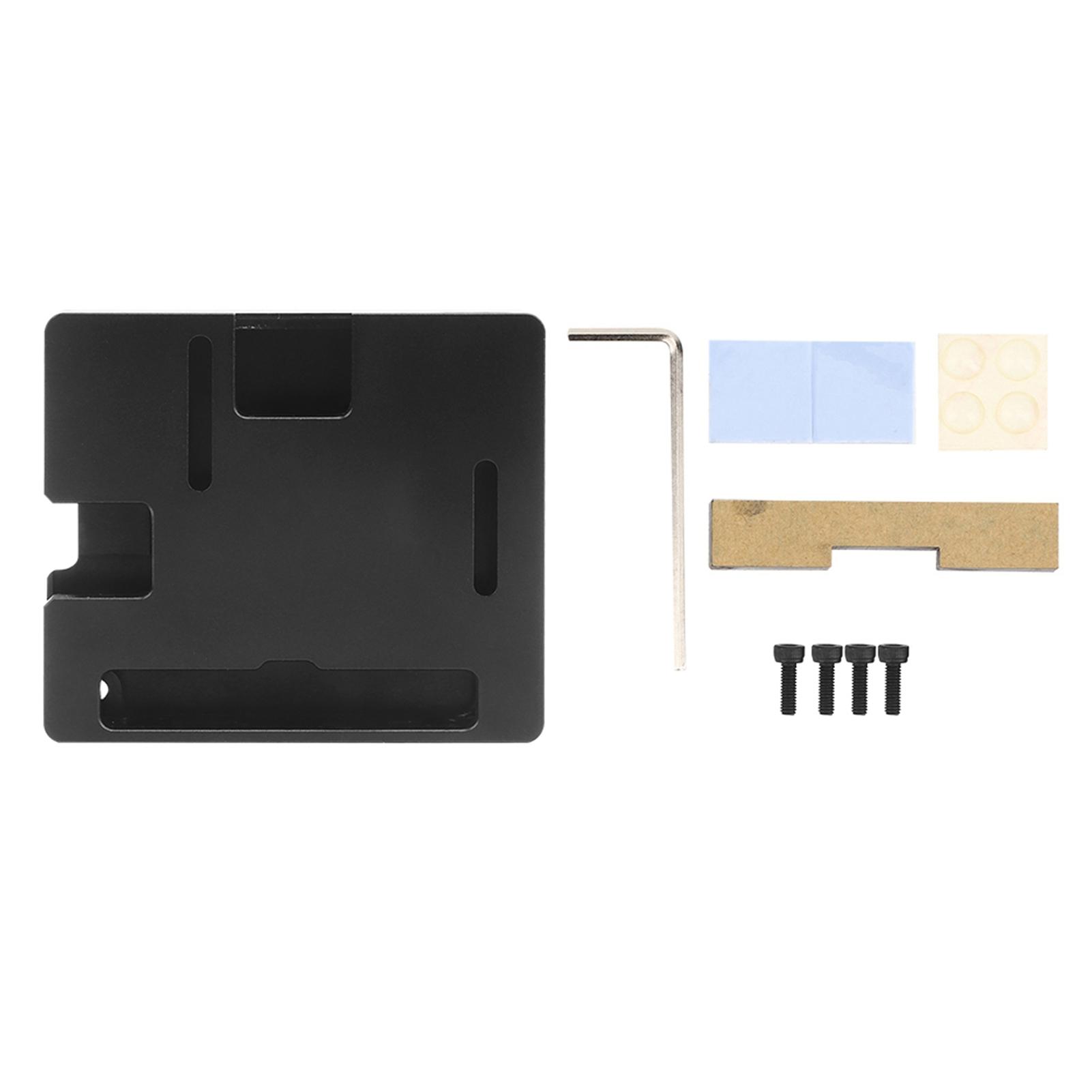

14mm 0.6in for Raspberry Pi 3 Model A+ Metal CNC Cooling Ultrathin Shell Heatsink Case Black