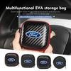 Car Earphone Storage Box EVA Data Cable Case Accessories For Ford Fiesta Ranger Mondeo Escape Ecosport Fusion Explorer
