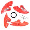 2 Bag Shrimp Lure Chin Cover Drop Weights Bait Sinker with Buckle Fishing Accessory