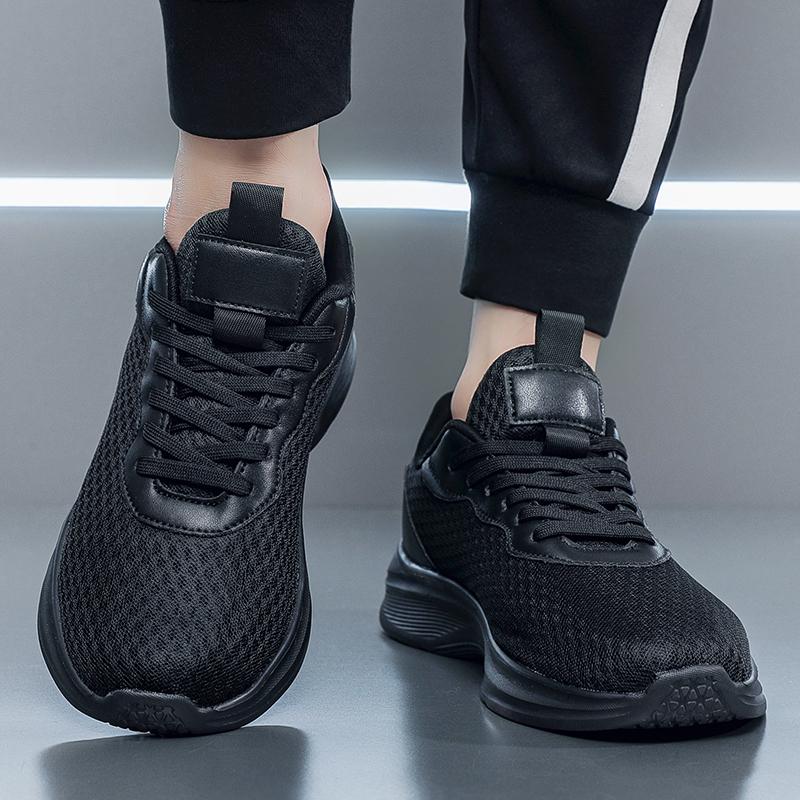 New Men's Casual Fashion Canvas Shoes Breathable Shoes Outdoor Comfortable Anti Slip Large Mesh Running Shoes