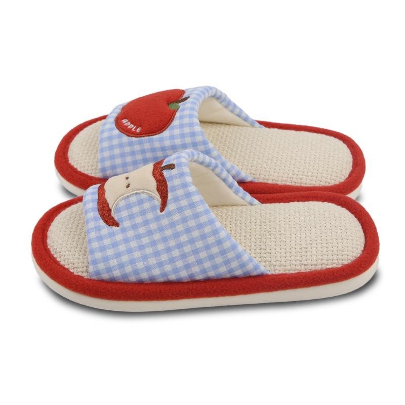 

Модная повседневная домашняя обувь для студенток, милые напольные тапочки на мягкой подошве 40-41 синий