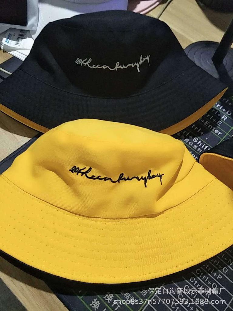 Hat autumn double-sided bucket hat women's spring summer sun hat Japanese new student basin hat cute