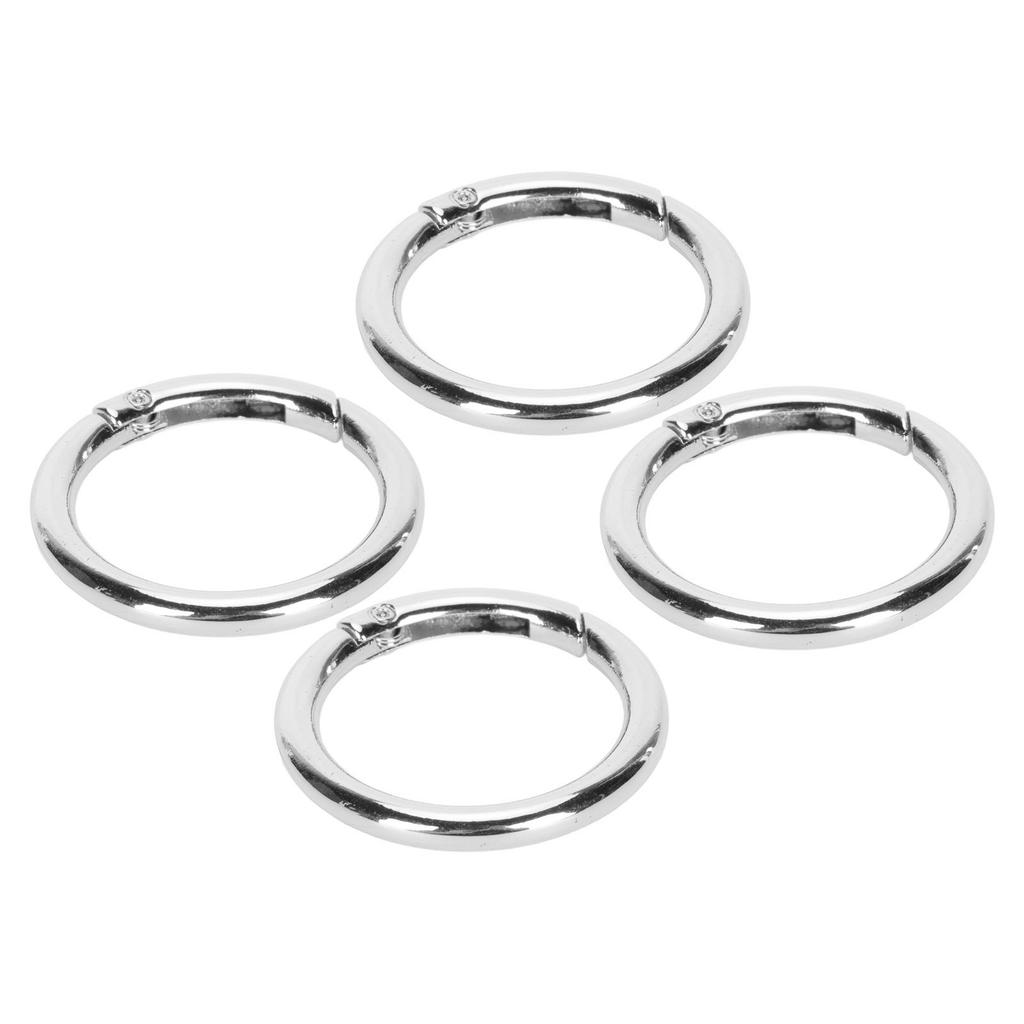 20Pcs Spring O Rings 1.61in Diameter 0.2in Thick Strong Copper Compact Spring Buckles for Keychain Necklace Jewelry  