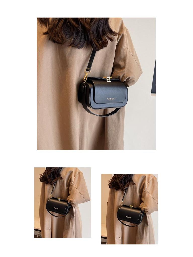 Korean Trendy High-End Women's Spring/Summer 2024 Textured Square Crossbody Bag