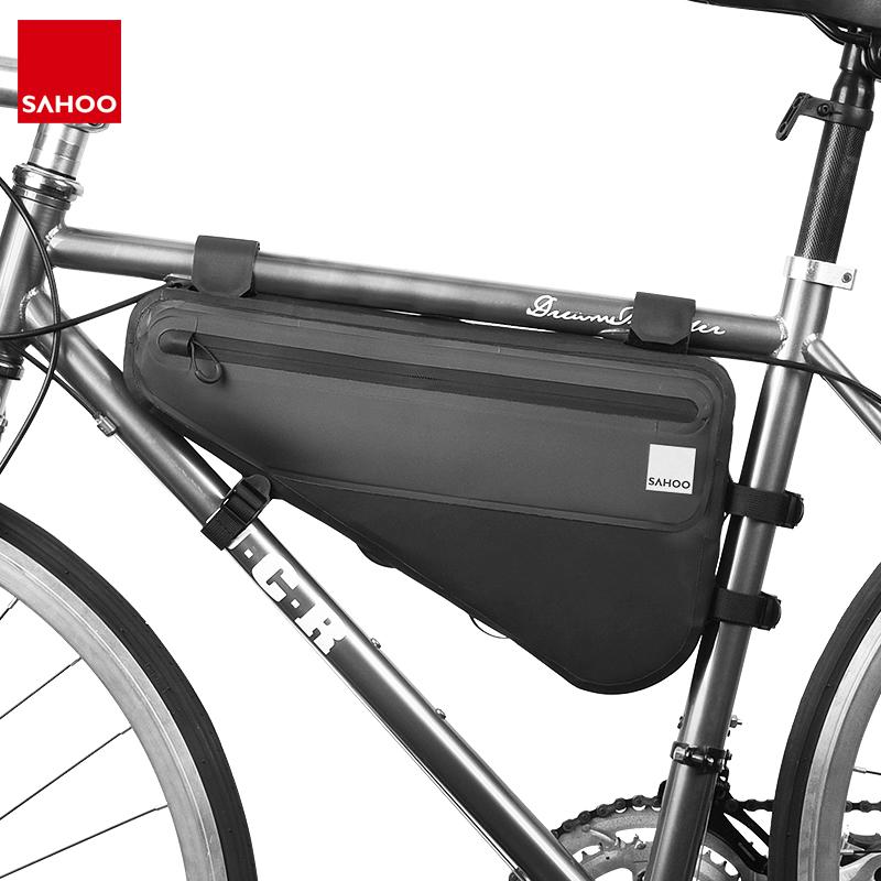 Sahoo 122044 Waterproof Cycling Road Mountain Bike Bicycle Frame Triangle Bag Pack Pannier 4l High Capacity