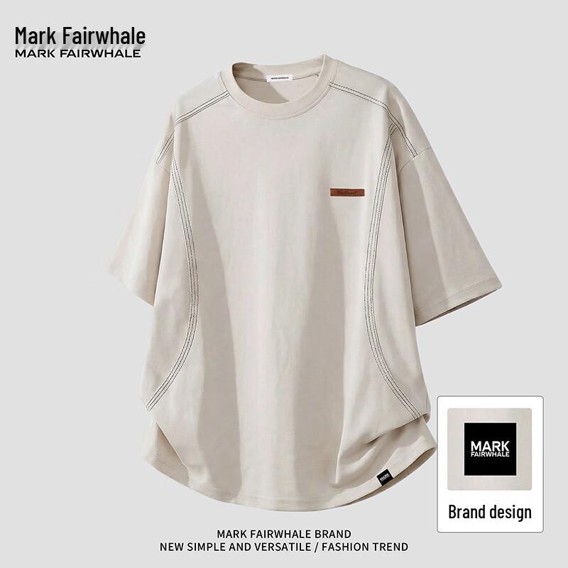 Mark Fairwhale Men s Simple Pure Cotton T-Shirt 2XL