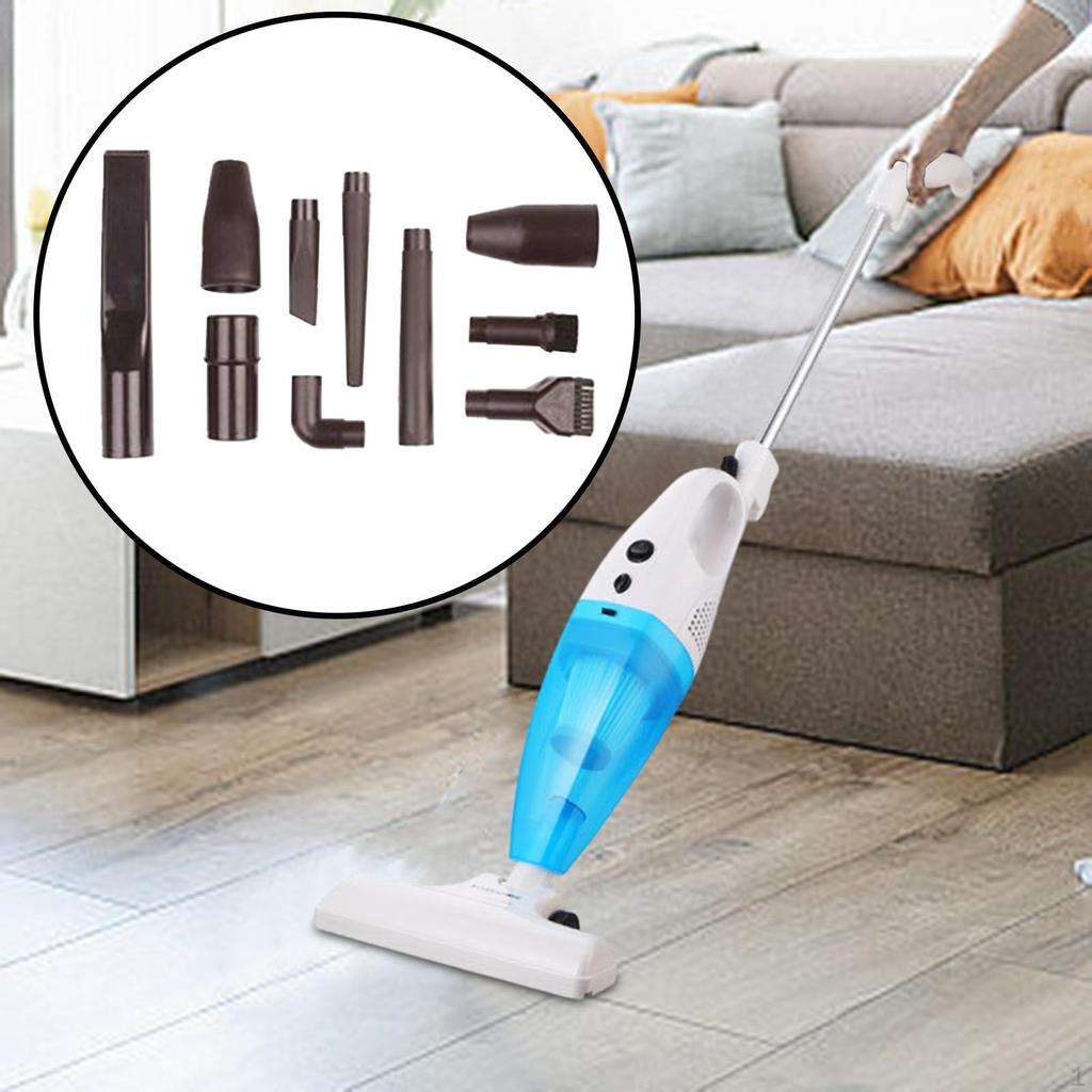 Compact Handheld Vacuum Cleaner with Nozzles for Home and Car Cleaning