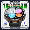 2026 Noul Ceas Inteligent Militar TANK X3 Baterie 1000Mah GPS Busolă 10ATM Impermeabil Sporturi Tactice Apeluri BT Ceasuri Inteligente Pentru Bărbați