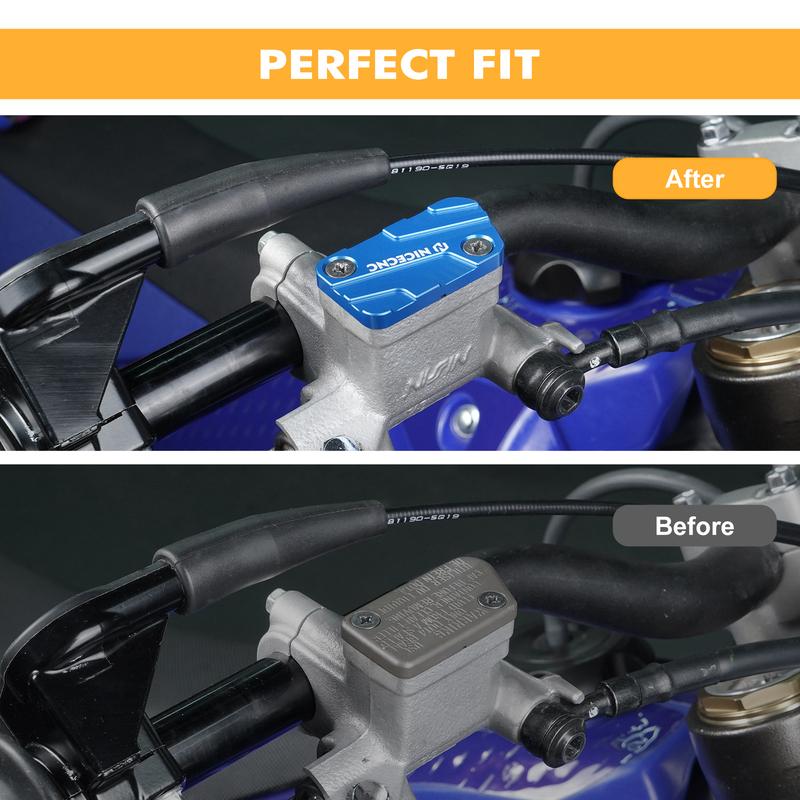 NICECNC Voor Achterrem Hoofdcilinder Deksel Dop Voor Yamaha YZ125 YZ250 YZ250F YZ450F YZ250X YZ250FX YZ450FX WR250F WR450F