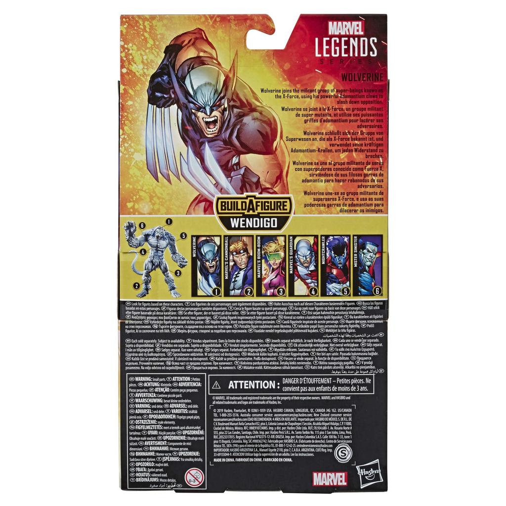 MARVEL Marvel Legends Series X-Men Uncanny X-Force 6-inch Action Figure Wolverine E6112 Authentic