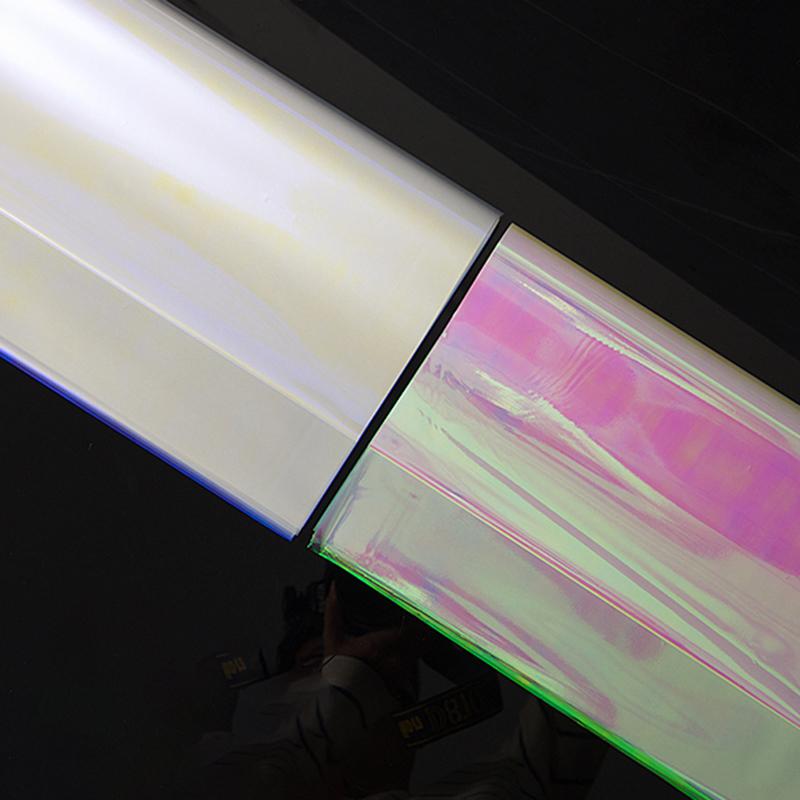 

День святого Валентина Градиентная радужная пленка Упаковочная бумага для букета цветов 10 штук Сверкающая девушка Текучая иллюзия для цветочных магазинов