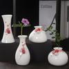 Chinese Mini Ceramic Handmade Flower Vase Flower Inserted Dry Flower Fragrance Bottle Home Table Desk Decorations Accessories