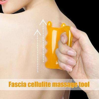 Strumento per massaggio fasciale per cellulite, rilascio miofasciale, massaggiatore a doppia spinta per nodi muscolari, punti trigger, sollievo dalla tensione corporea, circolazione linfatica